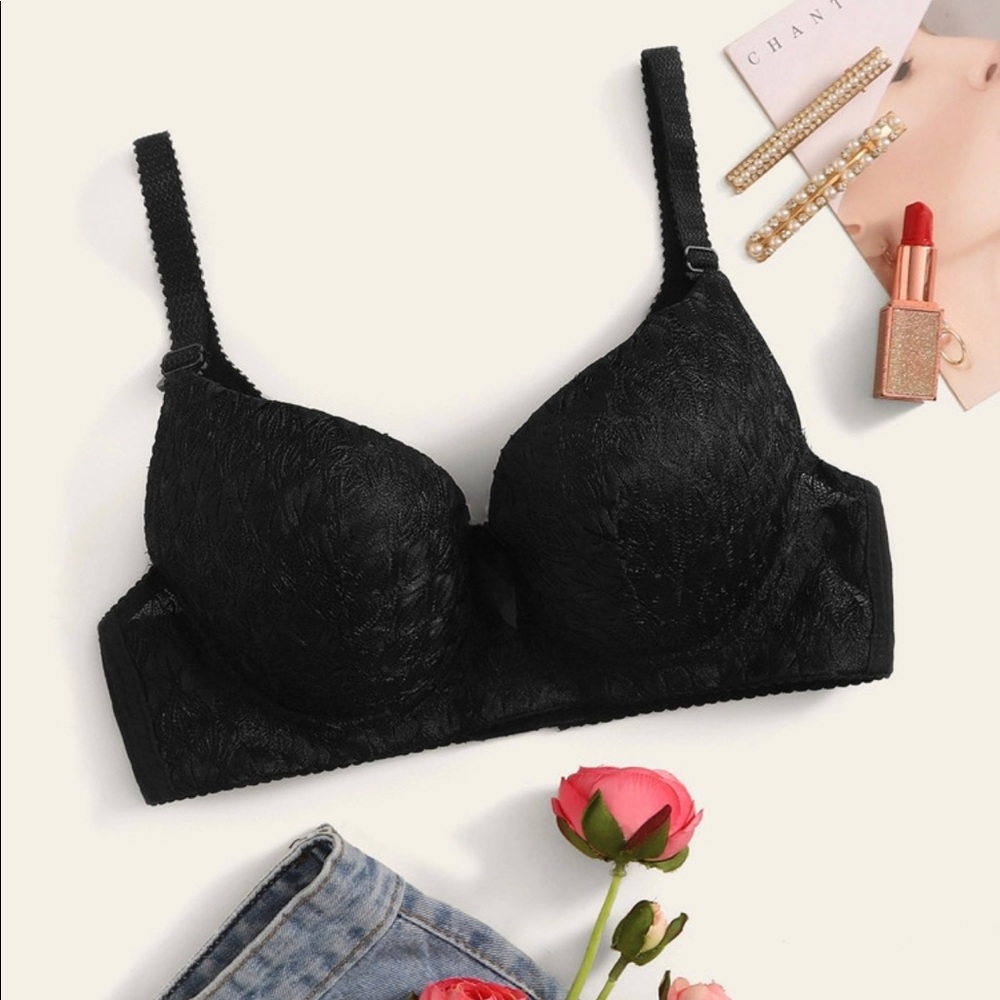 Black Lace Super Sexy Bra